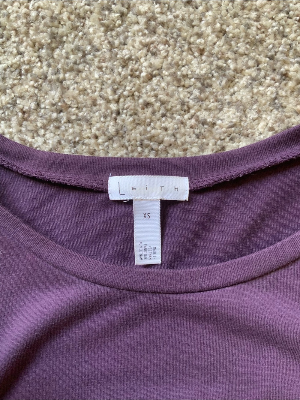 Leith Sleeveless Bodycon Mini Dress in Plum - Picture 2 of 3